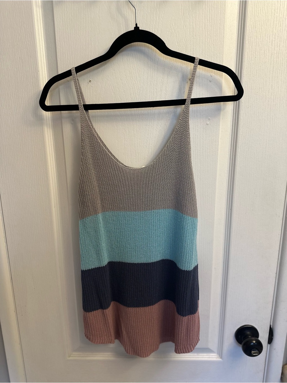 Striped Knit Tank Top